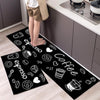 Lively® Accessoires cuisines Petit (40cm x 60cm) / Café Tapis de cuisine antidérapant | Lively®